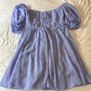 Abercrombie & Fitch Light Purple Smocked Dress